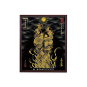 【昇運・守護・縁結びの京都一筆龍】 龍神御加護の絵画(小)【昇運金金双龍】