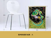 【昇運・守護・縁結びの京都一筆龍】 龍神御加護の絵画(大)【守護青龍】