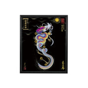 【昇運・守護・縁結びの京都一筆龍】 龍神御加護の絵画(小)【昇運虹龍】