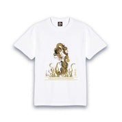 【昇運・守護・縁結びの京都一筆龍】 龍神御加護の絵画Tシャツゴシック体【守護金龍】