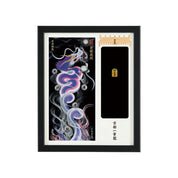 【昇運・守護・縁結びの京都一筆龍】神社、寺院樣の御礼／御守お祀り専用額(盾式卓上)【昇運艶龍】