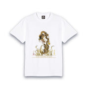 【昇運・守護・縁結びの京都一筆龍】 龍神御加護の絵画Tシャツ明朝体【守護金龍】