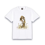 【昇運・守護・縁結びの京都一筆龍】 龍神御加護の絵画Tシャツ特殊書体【守護金龍】