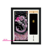 【昇運・守護・縁結びの京都一筆龍】神社、寺院樣の御礼／御守お祀り専用額(盾式卓上)【守護桜龍】