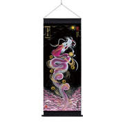 【昇運・守護・縁結びの京都一筆龍】神社、寺院樣の御礼／御守お祀り専用幕（大）【昇運桜龍】