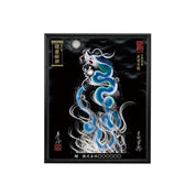【昇運・守護・縁結びの京都一筆龍】 龍神御加護の絵画(小)【昇運青龍】